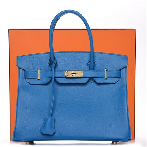 blu zanzibar hermes|HERMES Epsom Birkin 30 Bleu Zanzibar .